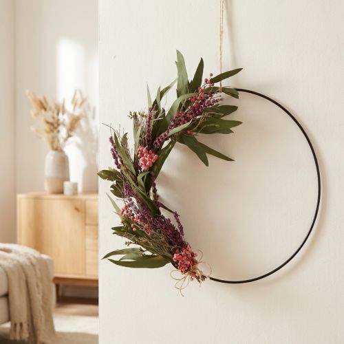 Corona de flores secas de lavanda (DIY) Ø30 cm - Set creativo DIY | Floristik24.es