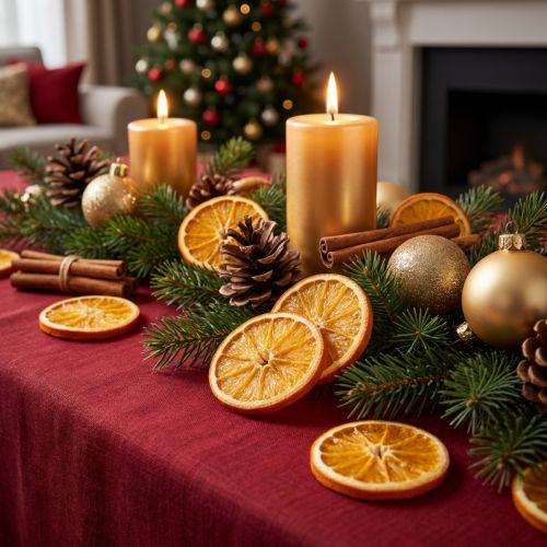 Artículo Rodajas de mandarina secas decoración natural Navidad 500g