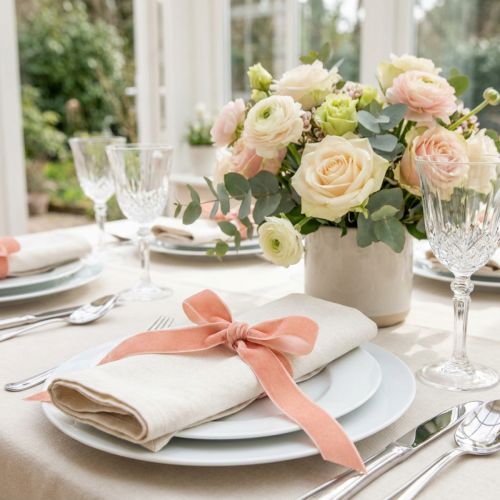 Artículo Cinta de terciopelo rosa salmón, cinta de regalo, cinta decorativa, 15 mm, 7 m