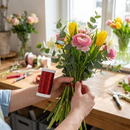 Alambre decorativo para manualidades para proyectos creativos de floristería. | Floristik24.es
