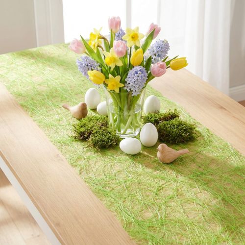 Artículo Camino de mesa Deco polar Sizoweb verde manzana 30cm 5m