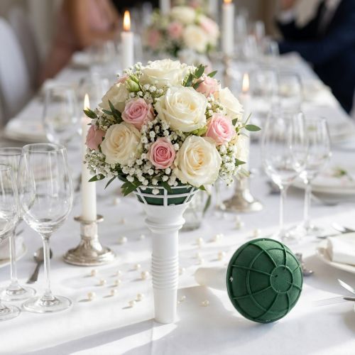 Artículo Porta ramo de novia de espuma floral Ø8cm 6uds