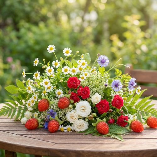 Artículo Fresas silvestres 3,5cm 24uds