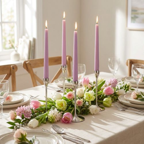Artículo Velas cónicas Velas Wenzel lila 250/23mm 12 piezas