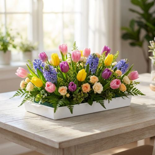 Bandeja para sándwich blanca OASIS® para floristería y decoración (23 x 11 x 2,5 cm, juego de 25 piezas) | Floristik24.es