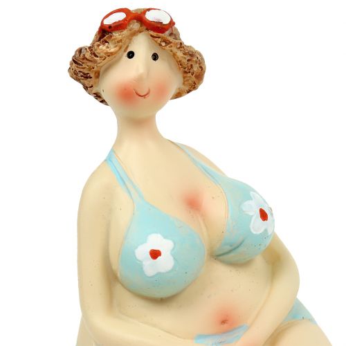 Floristik24 Taburete mujer con borde bikini decoración verano 15cm 2pcs