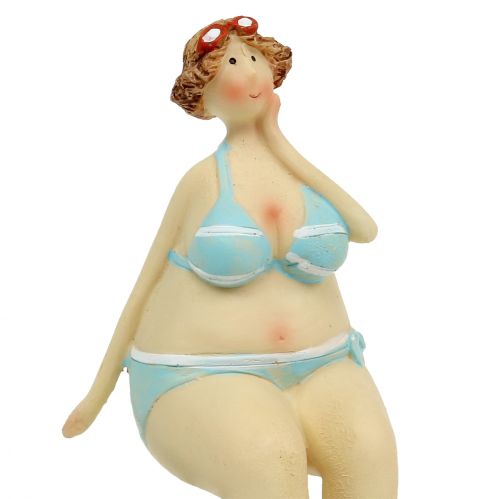 Floristik24 Taburete mujer con borde bikini decoración verano 15cm 2pcs
