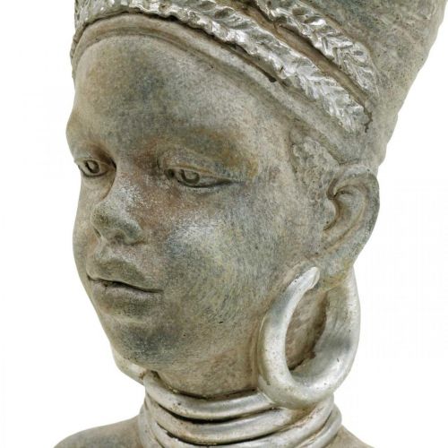 Floristik24 Busto de cabeza de planta mujer africana maceta cerámica H29cm