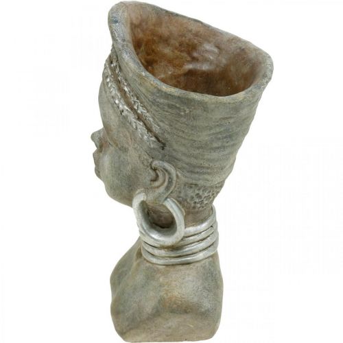Floristik24 Busto de cabeza de planta mujer africana maceta cerámica H29cm