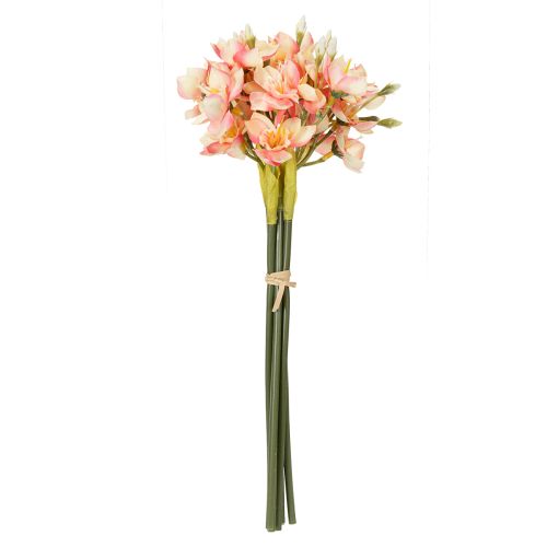 Artículo Rama decorativa de flor de lirio peruano para arreglos atemporales, 33cm, 6 piezas