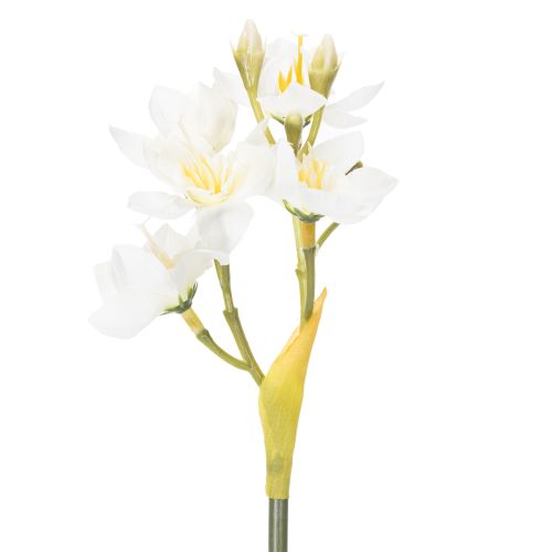 Artículo Rama de narciso para arreglos de boda de temporada, hermosa, 33 cm, 6 piezas