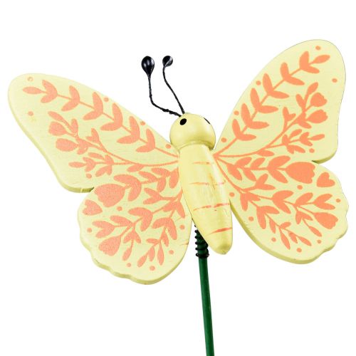 Decoración primaveral tapones florales mariposas