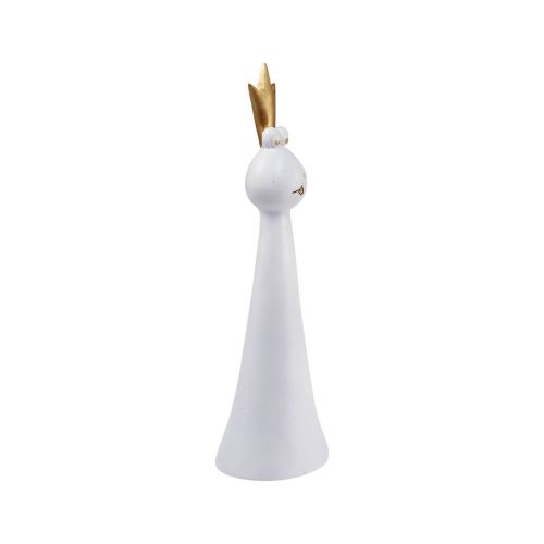 Artículo Rana Príncipe Decoración Rana Decoración Figura Oro Blanco H19.5cm 2pcs