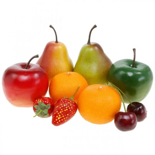 Floristik24 Deco frutas, mezcla de frutas artificiales L5–8.5cm