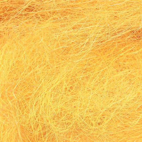 Artículo Decoración primavera, sisal amarillo, lana de sisal 300g