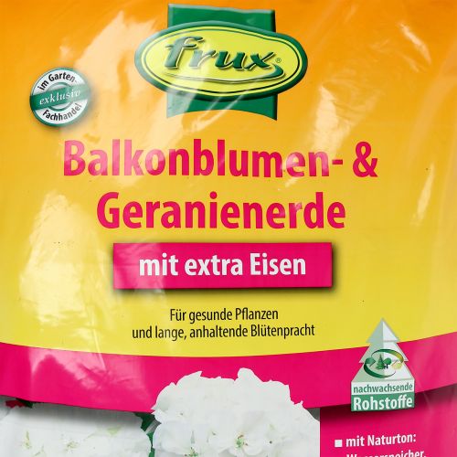 Floristik24 FRUX tierra para flores de balcón y geranio 40l