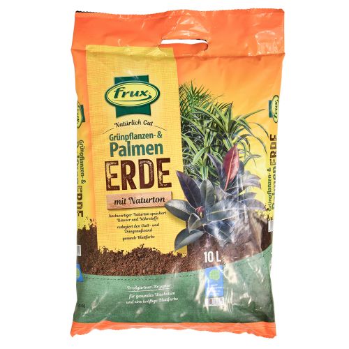 Frux tierra verde para plantas y palmeras con fertilizante de larga duración 10l