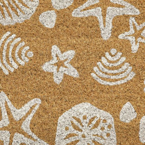 Artículo Felpudo conchas estrella de mar felpudo coco 58×38cm