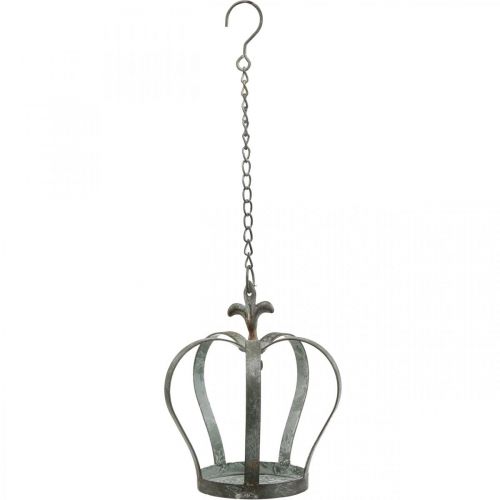 Floristik24 Corona decorativa para rejilla colgante, comedero metálico Ø18,5cm