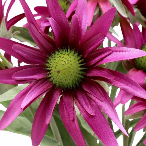 Floristik24 Echinacea flor brezo artificial 45cm 3pcs
