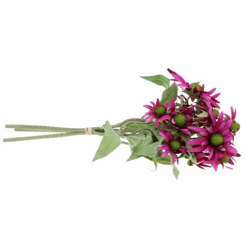 Floristik24 Echinacea flor brezo artificial 45cm 3pcs