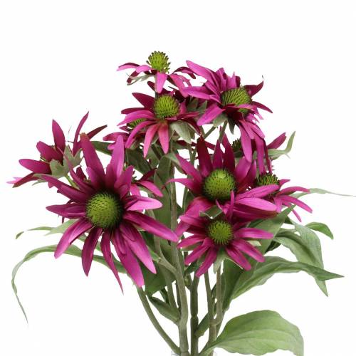 Floristik24 Echinacea flor brezo artificial 45cm 3pcs