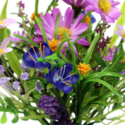 Floristik24 Ramo Margarita Rosa con Lavanda 24cm