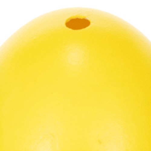 Artículo Decoración de huevos de Pascua, huevos de ganso reales para una decoración primaveral, 7 cm, 10 piezas