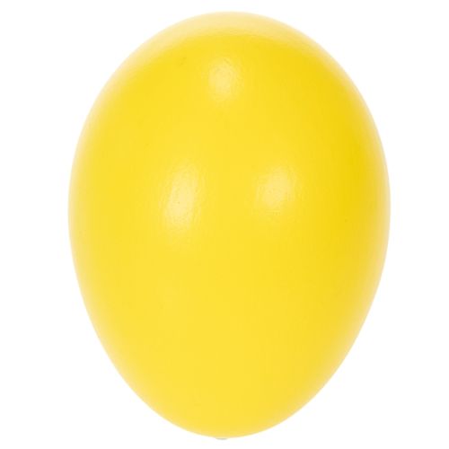 Artículo Decoración de huevos de Pascua, huevos de ganso reales para una decoración primaveral, 7 cm, 10 piezas