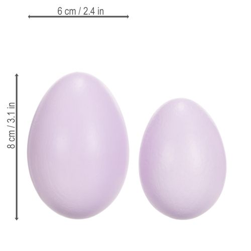 Artículo Huevos de ganso teñidos artísticamente, perfectos como decoraciones individuales de primavera, 9 cm, 10 piezas