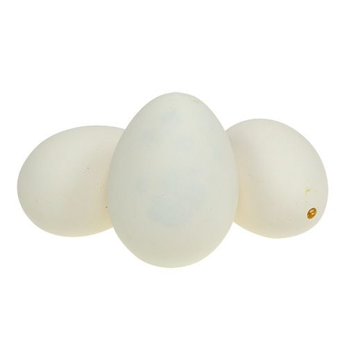 Floristik24 Huevos de ganso 8cm 10 uds