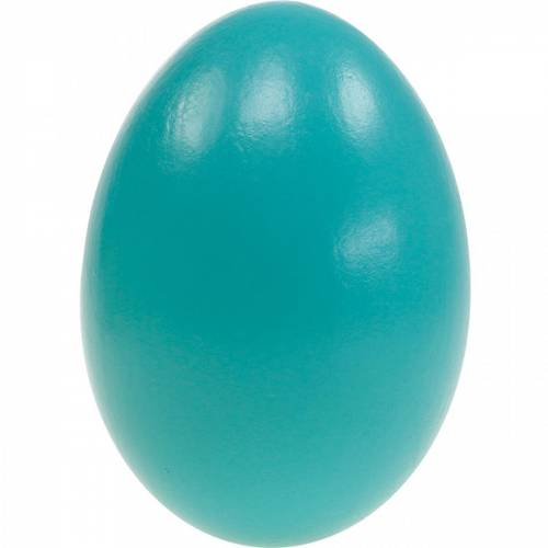 Floristik24 Huevos de ganso huevos soplados turquesa decoración de Pascua 12 piezas