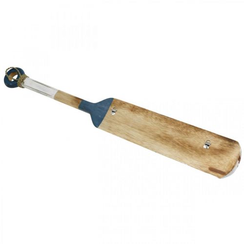 Floristik24 Armario Decoración Pared Paddle Marítimo Deco Madera Azul Oscuro 1m