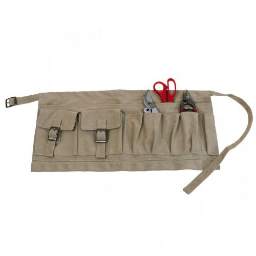 Floristik24 Bolsa para herramientas de jardín Belt Garden Belt Caqui L112cm