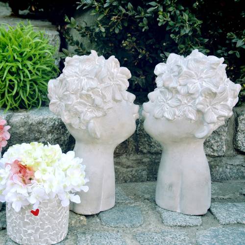 Floristik24 Figura de jardín flor niño H20cm