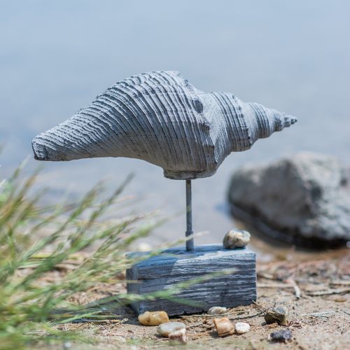 Floristik24 Cáscara de estatuilla de jardín en un soporte H30cm