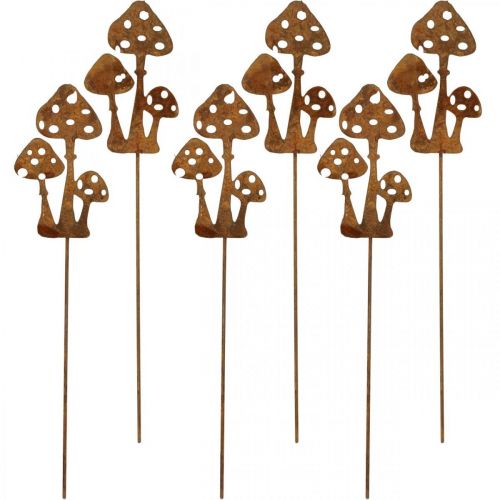 Artículo Tapón de jardín pátina agárico de mosca tapón decorativo 15cm 6ud