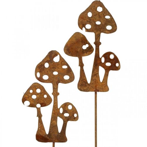 Artículo Tapón de jardín pátina agárico de mosca tapón decorativo 15cm 6ud