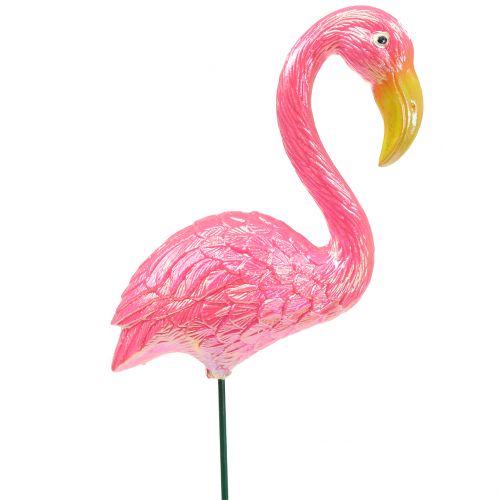 Floristik24 Tapón de jardín flamingo rosa 15cm