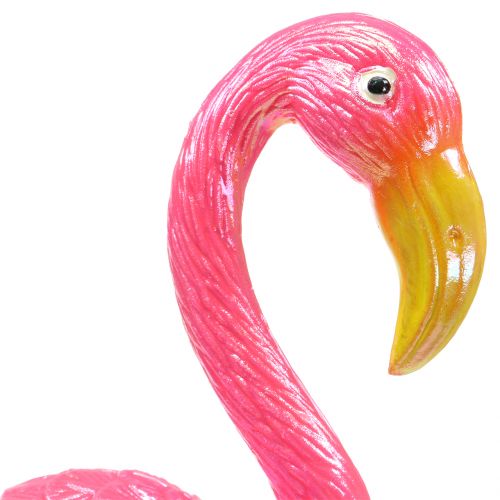 Artículo Tapón de jardín flamingo rosa 15cm