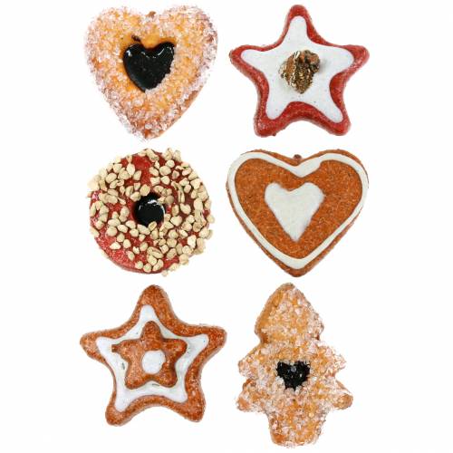 Floristik24 Surtido de repostería artificial 24 piezas