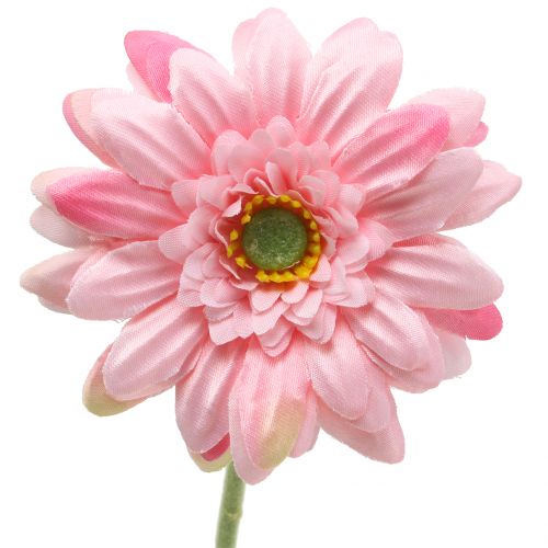 Artículo Gerbera rosa artificial 47cm 12pcs