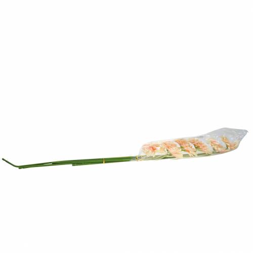 Floristik24 Gerbera durazno artificial 62cm 6pcs