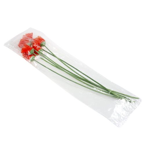Floristik24 Gerbera Naranja Ø10cm L55cm 6pcs