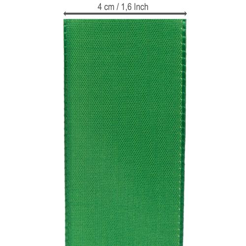 Artículo Cinta de regalo y decoración 40mm x 50m verde oscuro