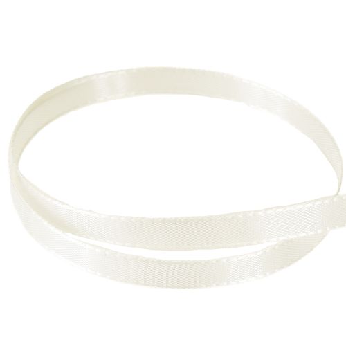 Artículo Cinta de regalo y decoración color crema 8mm 50m
