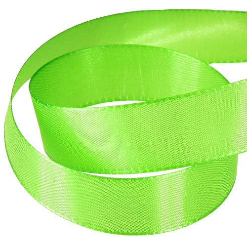 Artículo Cinta de regalo y decoración verde claro 25mm 50m