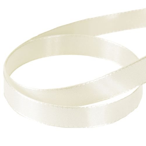 Artículo Cinta de regalo y decoración cinta de tafetán crema 15mm 50m