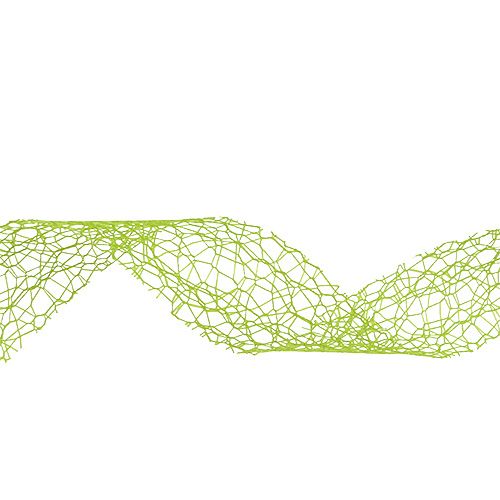 Floristik24 Cinta de regalo en verde 3cm 10m