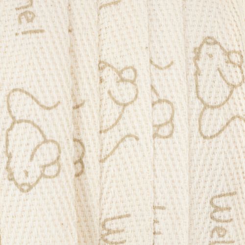 Artículo Cinta de regalo con diseño de ratoncito, cinta decorativa para nacimientos y bautizos, 15 mm de ancho, 20 m de largo.